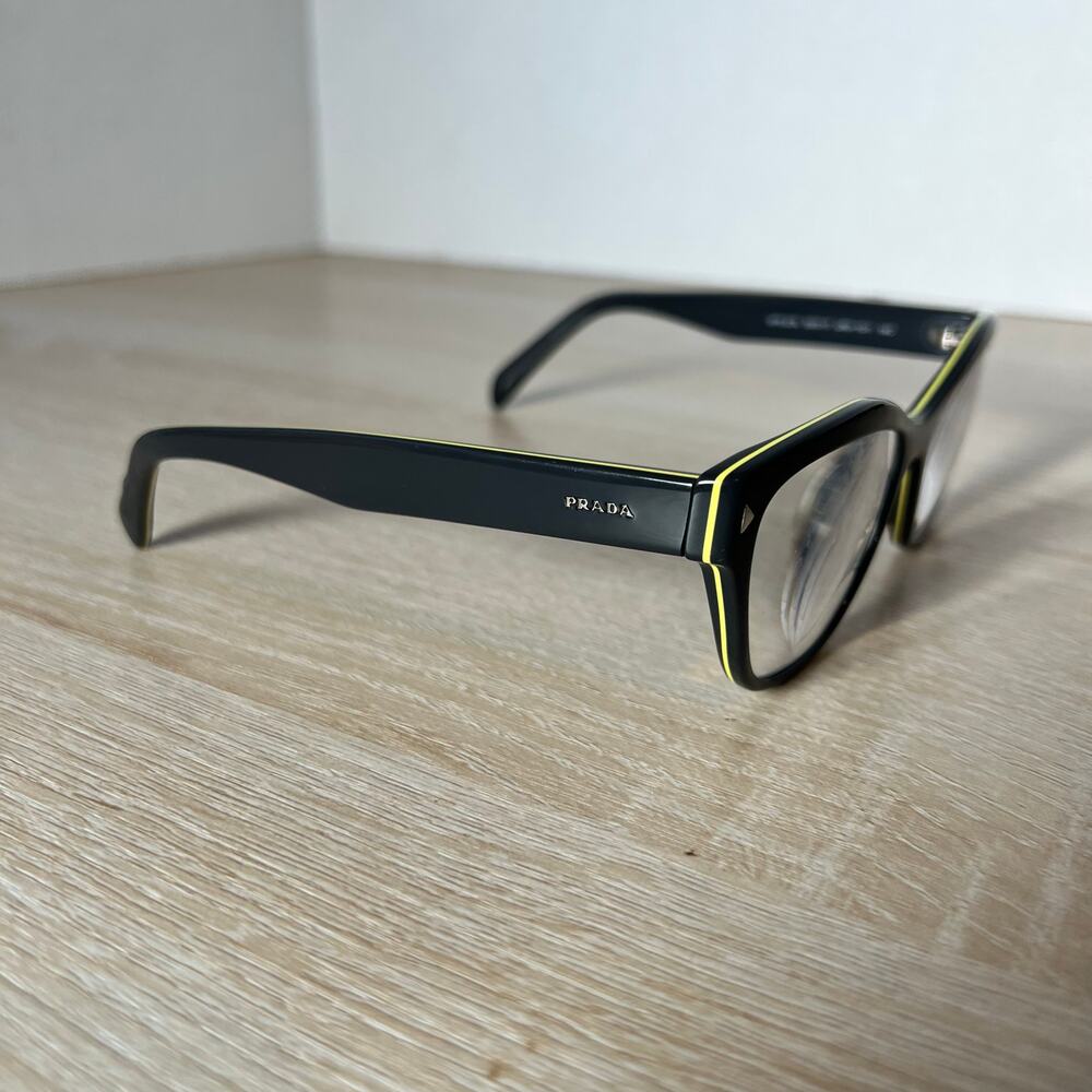 Prada VPR27S UR0-1O1 Eyeglasses Cat Eye Polished Gray Frames 53-17-140 - Picture 13 of 13